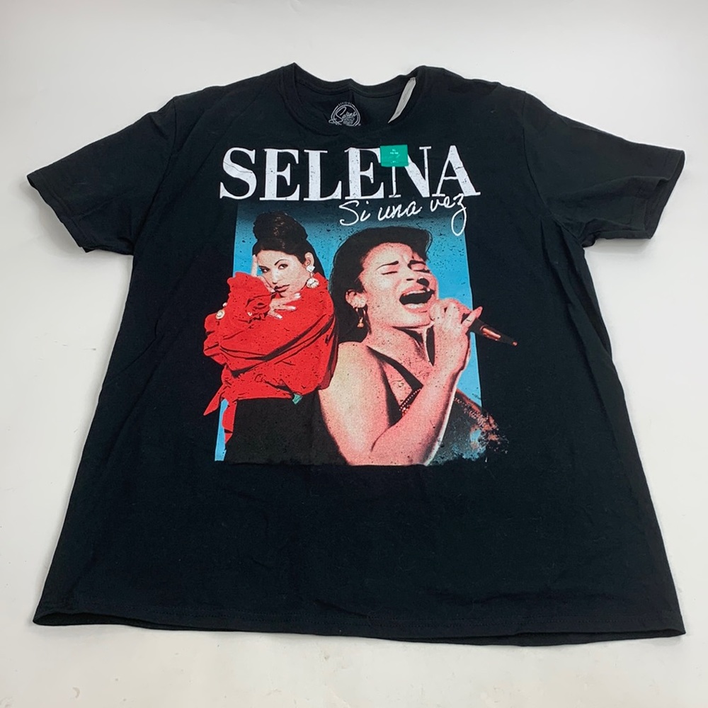Selena Graphic T shirt Black XL New NWT Cotton